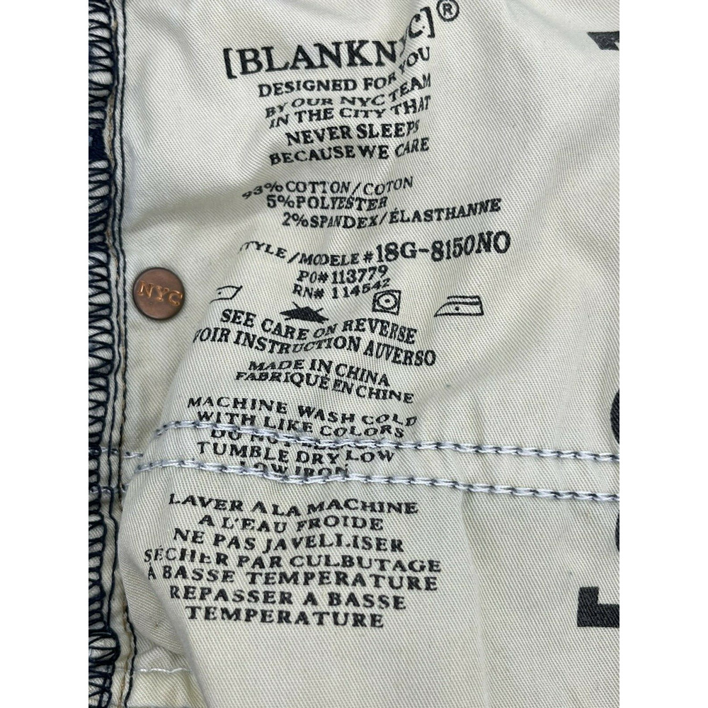 BlankNYC The Fulton Roll Up Ripped Short Shorts Size 31 - Picture 7 of 7